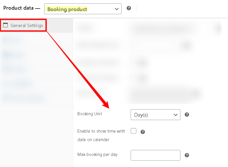 Checkbox option in Booking