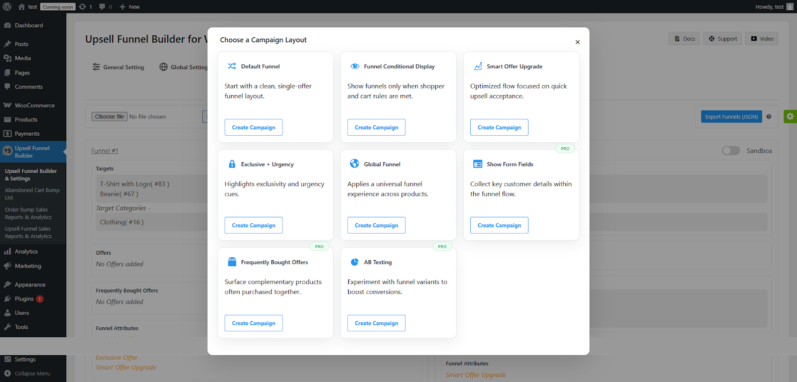 Order Bump Templates